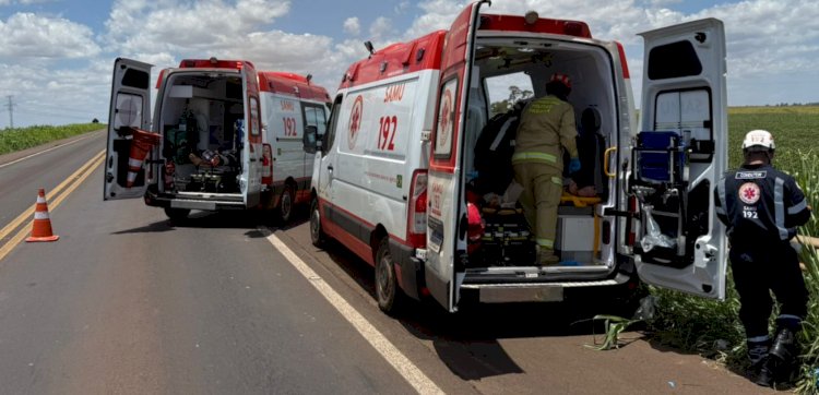 PRF confirma colisão frontal como causa de acidente com duas mortes na BR-163, em Guaíra