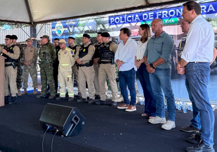 BPFRON inaugura nova base operacional de Polícia de Fronteira em Santa Helena