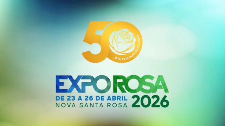 Expo Rosa 2026 celebrará os 50 anos de Nova Santa Rosa com quatro dias de programação  Subtítulo