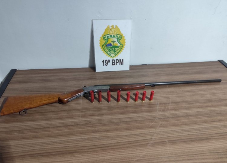 Homem é preso por porte ilegal de arma no distrito de Novo Sarandi