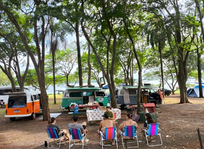 Em Porto Mendes está acontecendo o 5º Encontro de Motorhomes