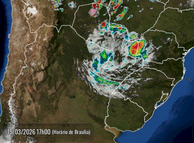 Previsão contraria  meteorologistas e frente fria (sistema frontal) chega ao oeste do Paraná