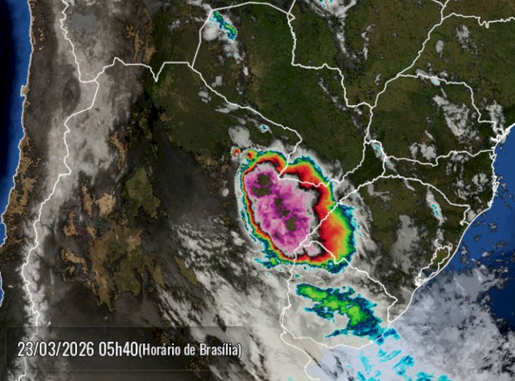 Previsão indica calor e possibilidade de tempestades em Marechal Rondon nesta segunda-feira (23)