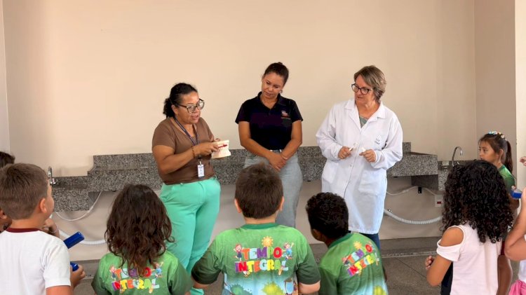 Dia B de Saúde Bucal mobiliza alunos e reforça prevenção em Nova Santa Rosa