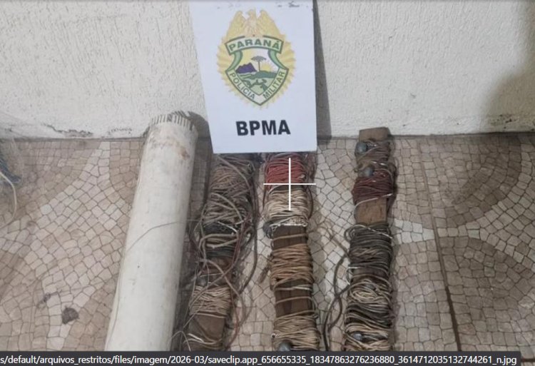 Neste domingo dia 29 a polícia Ambiental prendeu seis pessoas por pesca ilegal e porte de arma no Paraná