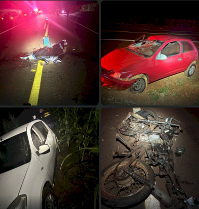 Acidente complexo na PR-585 em Toledo termina com morte de motociclista
