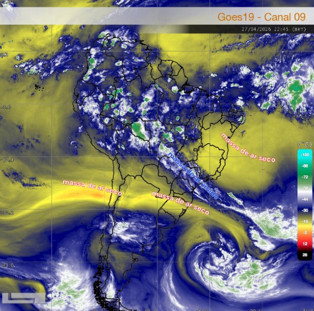 Terça-feira será de frio no Sul e chuva em todo o Paraná, aponta Simepar