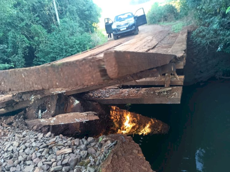 Mercedes investe R$ 160 mil em parceria com Marechal para construção de ponte rural