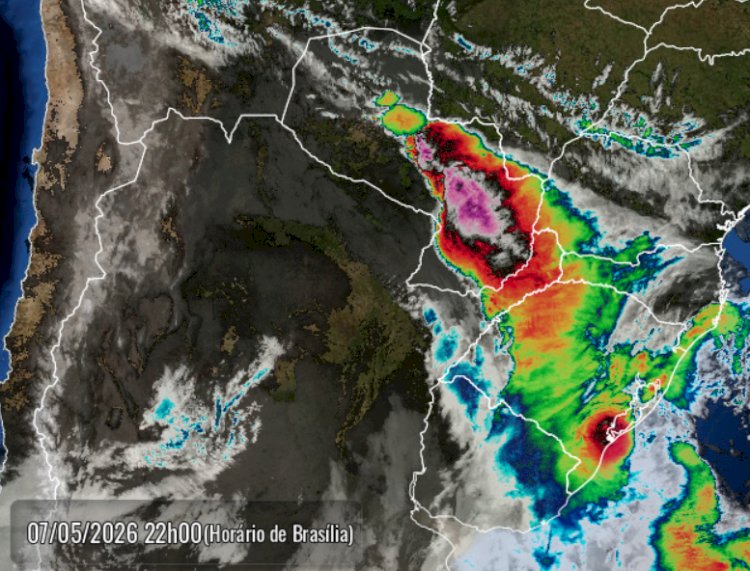 Frente fria intensifica ventos e provoca rajadas acima de 60 km/h no Paraná