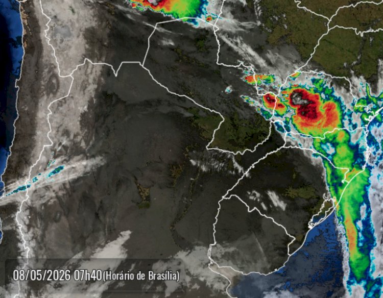 Tempestades marcam a sexta-feira em Marechal Cândido Rondon; máxima não passa dos 17°C