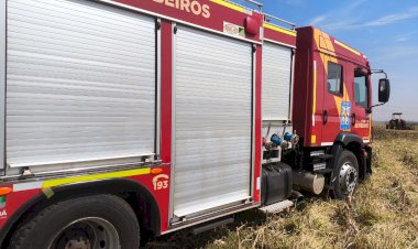 Fio de alta tensão se rompe e provoca incêndio e deixa  moradores  sem  luz no interior de Marechal Rondon