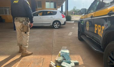 PRF apreende mais de 30 kg de cocaína na BR-487