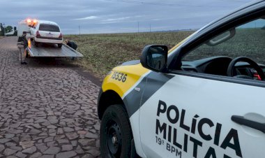 Polícia Militar apreende veículo no interior de Marechal Rondon