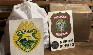 BPFRON e Polícia Federal apreendem embarcação com mil cigarros eletrônicos em Foz do Iguaçu