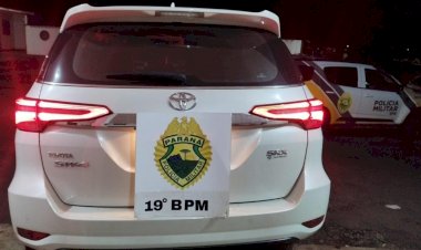 Polícia recupera Hilux SW4 furtada após perseguição nas rodovias BR-163 e BR-272