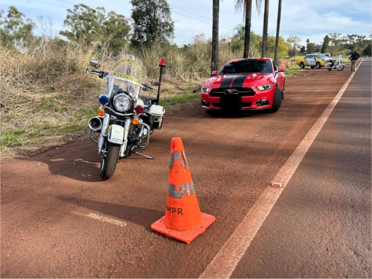 Operação do BPRv flagra veículo com R$ 40 mil em débitos e recupera motocicleta roubada