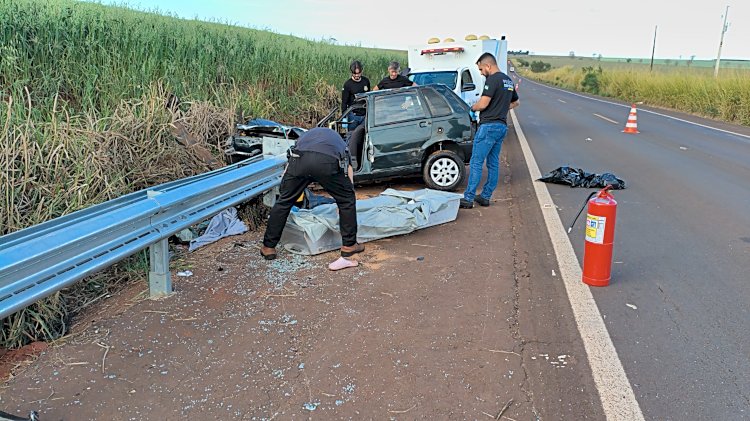 Acidente com vítima fatal  entre Iporã e Francisco Alves