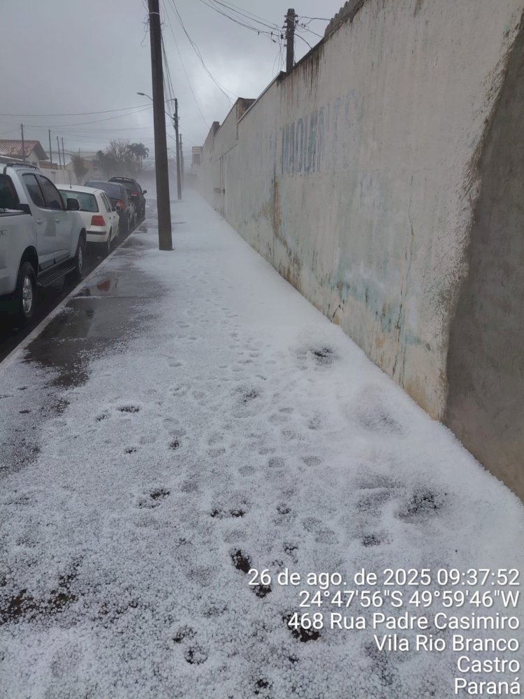 FENÔMENO  CLIMATICO REGISTRADO EM CASTRO É CONHECIDO  COMO 