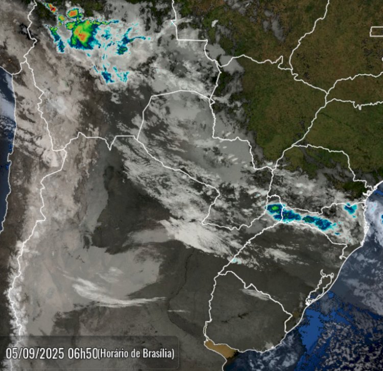Madrugada de instabilidade registra acumulados de chuva em várias cidades do Oeste e Centro-Sul do Paraná