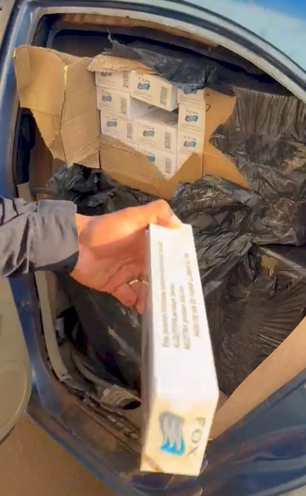 PRF apreende veículos carregados com cigarros contrabandeados na BR-277 em Cascavel