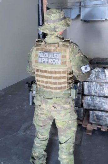 BPFRON e PF apreendem mais de uma tonelada de maconha em Altônia (PR)