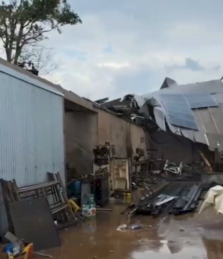 Temporal causa estragos e deixa três pessoas feridas em  cidade do Mato Grosso
