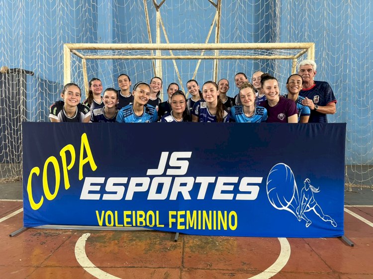 Sub-14 de Nova Santa Rosa é campeão da segunda etapa da Copa JS Esportes de Voleibol