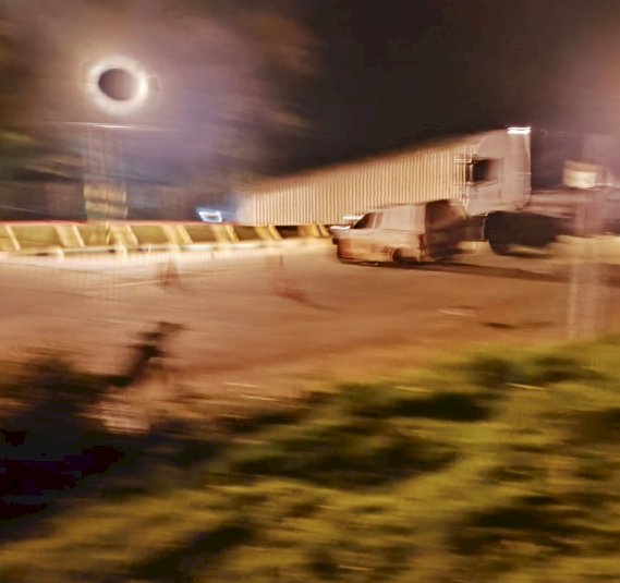 Acidente entre caminhonete e Montana é registrado na PR-491,  entre Marechal Rondon e Novo Três Passos