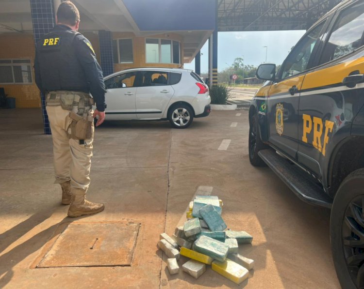 PRF apreende mais de 30 kg de cocaína na BR-487