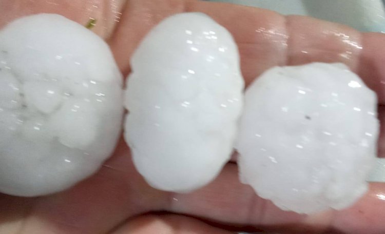 Temporais com granizo e ventos fortes voltam a atingir cidades do Paraná