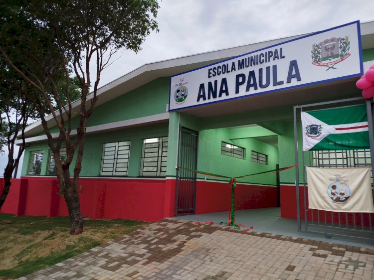Prefeitura entrega ampliação da Escola Municipal Ana Paula
