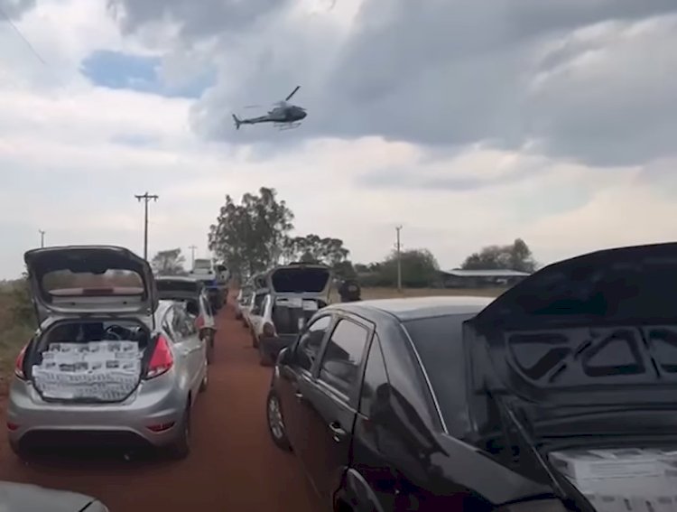 Operação policial  prende 14 pessoas, apreende dezenas de veículos  e  R$ 1,4 milhão em produtos contrabandeados na fronteira