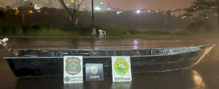 BPFRON e forças de segurança apreendem mais de 500 kg de drogas em ações na fronteira com o Paraguai