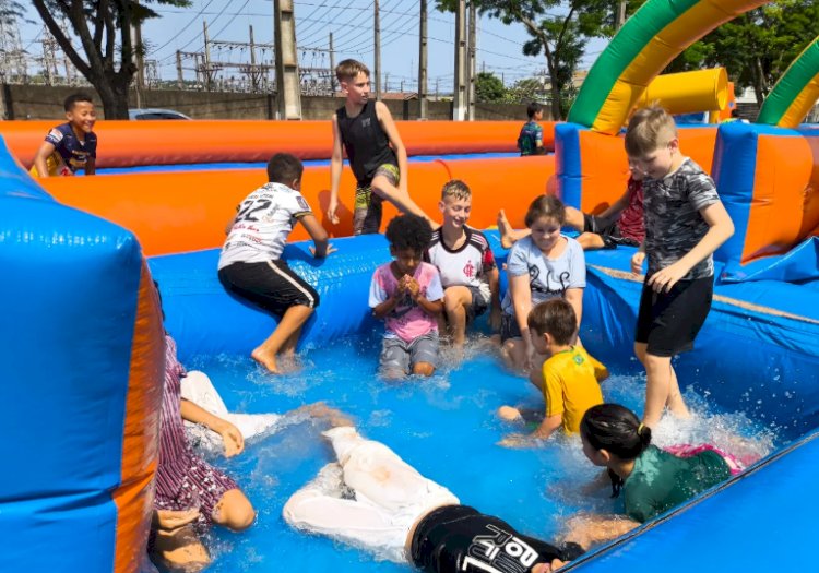 Dia das crianças  teve comemorações ontem dentro do projeto agita Rondon