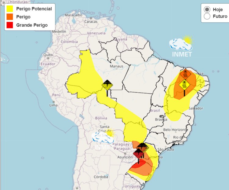 PREVISÃO DO TEMPO: CHUVA, TEMPORAIS E FRIO NOS PROXIMOS DIAS