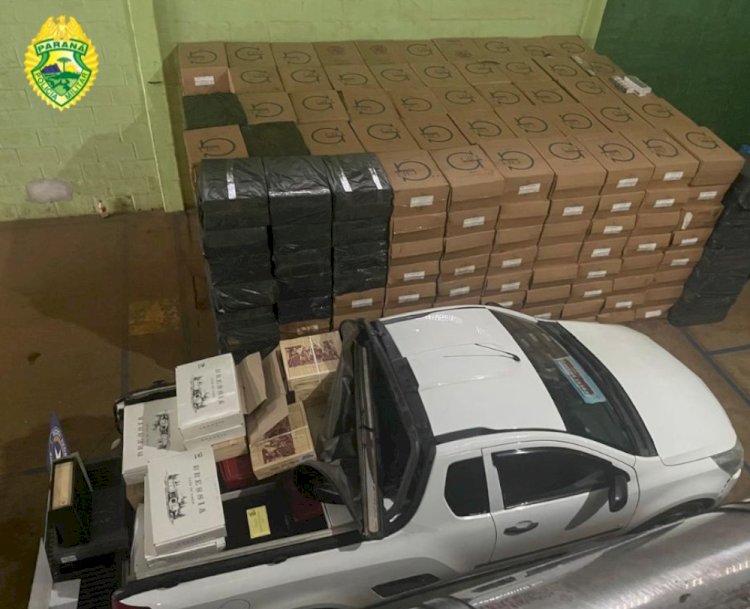 BPFRON e Polícia Federal apreendem milhões de droga e contrabando na fronteira