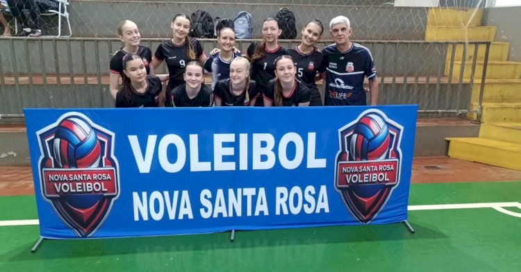 Nova Santa Rosa é campeã em duas categorias na terceira etapa da Copa JS de Voleibol Feminino