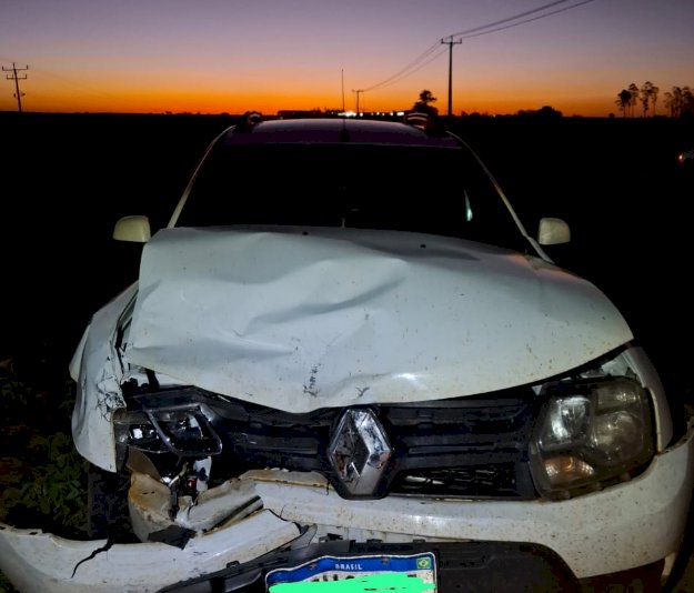 Colisão entre três veículos deixa uma criança ferida na PR-364, em Terra Roxa