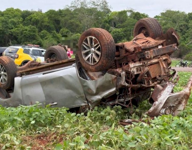 ATUALIZADO:  Três vítimas de acidente em Mercedes são transferidas para hospitais da região