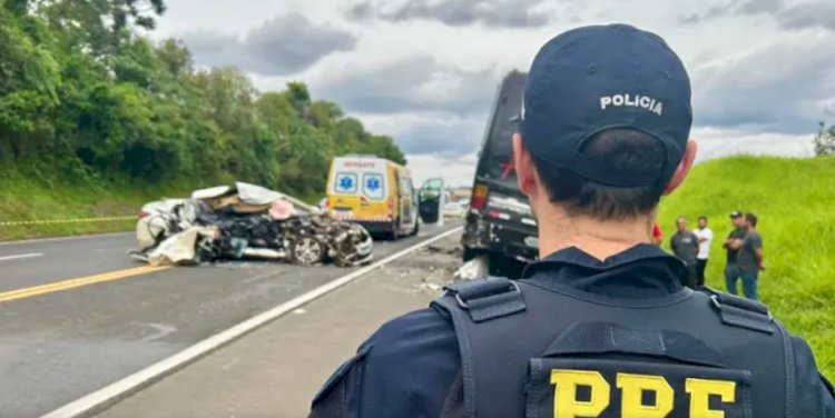 Técnicos de voleibol de Medianeira e Nova Santa Rosa morrem em grave acidente na BR-277