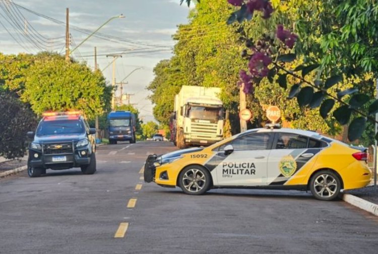 Polícias deflagram operação conjunta em Palotina com apoio de helicóptero