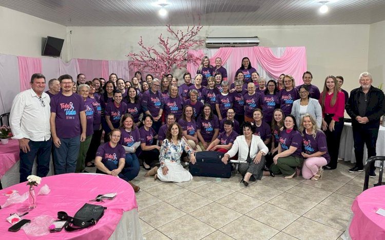 1º Encontro Superar reúne mulheres em momento de aprendizado e acolhimento em Nova Santa Rosa