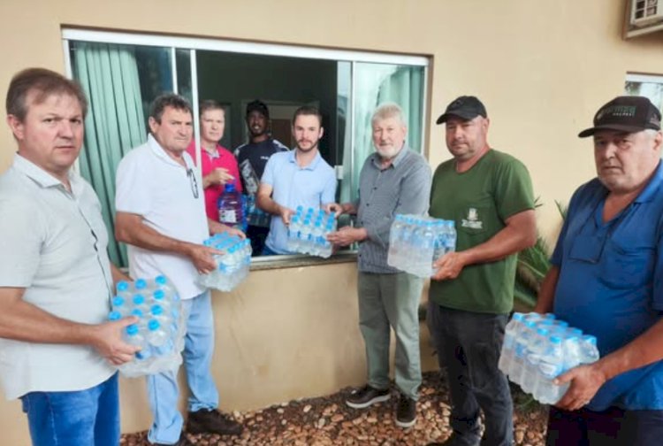 Prefeitura de Nova Santa Rosa envia doações para famílias de Rio Bonito do Iguaçu