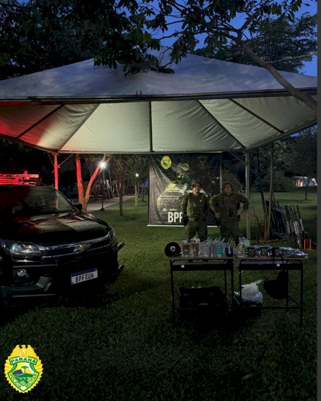 BPFRON marca presença na abertura da temporada de verão em Porto Mendes