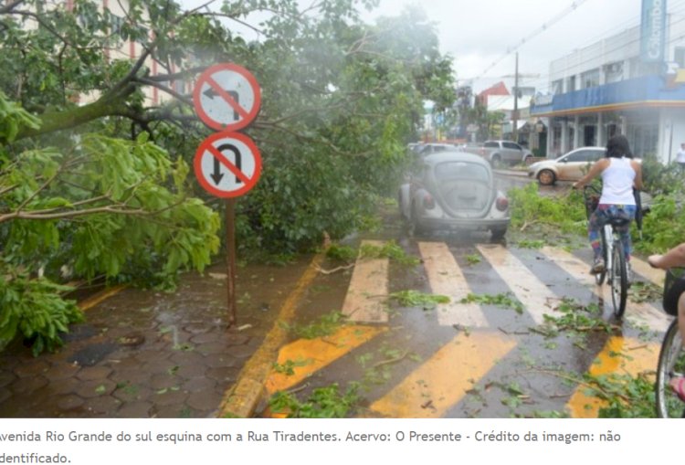 Tornado  em Marechal Cândido Rondon  completa 10 anos nesta quarta-feira dia 19 de novembro