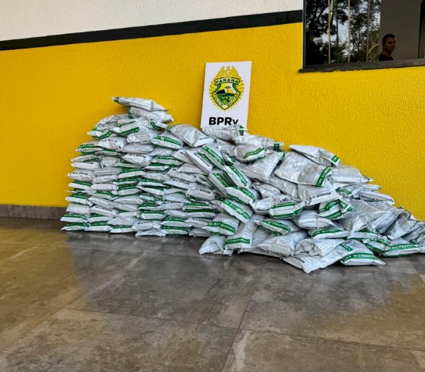 ROTAM apreende 150 kg de agrotóxicos contrabandeados e prende motorista na BR-163