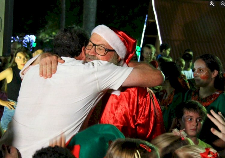 Emoção e encantamento marcaram a noite de domingo (30) no Natal da Família de Nova Santa Rosa