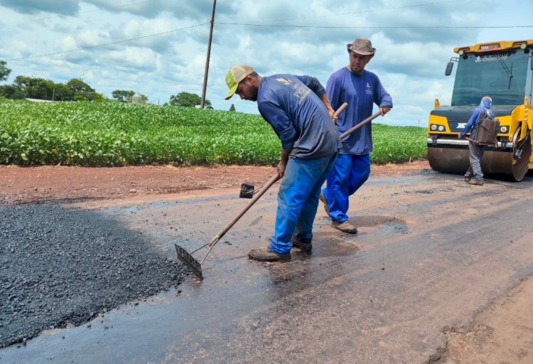 Retomadas as obras na rodovia entre Alto Santa Fé e Santa Rita do Oeste