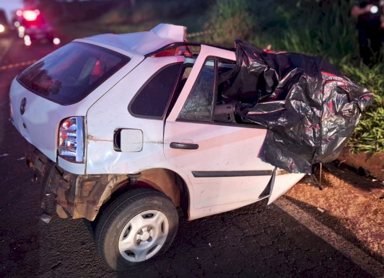 ATUALIZANDO; sobe para seis pessoas que morrem em colisão frontal entre Gol e ônibus na PR-490