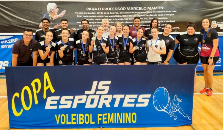Nova Santa Rosa conquista título geral no Sub-14 e Sub-17 da Copa Marcelo Martin de Voleibol